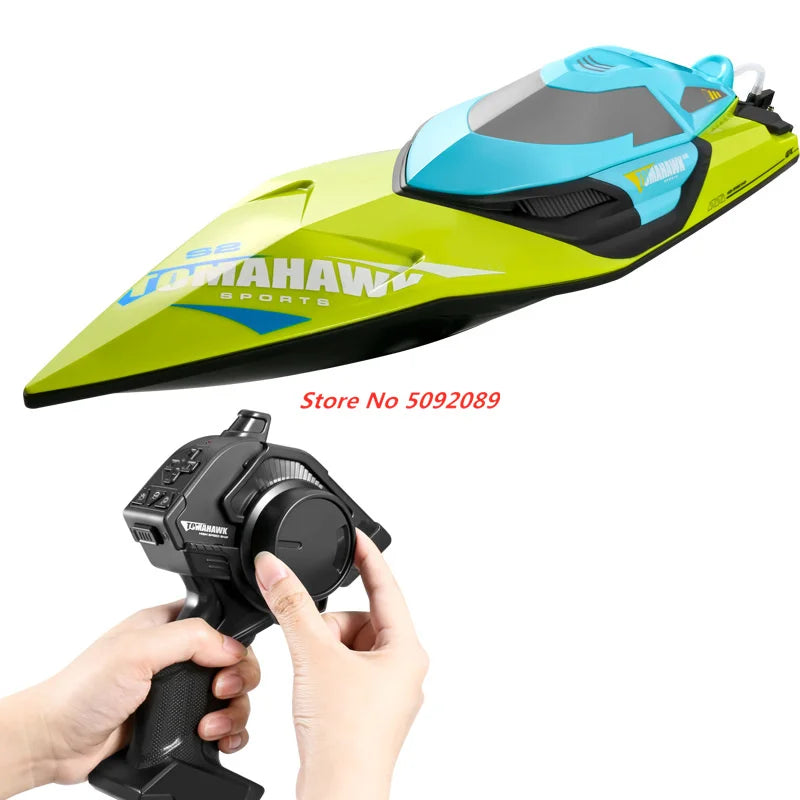 Remote Control, Capsize Reset. RC Racing Speedboat , Carry Bag