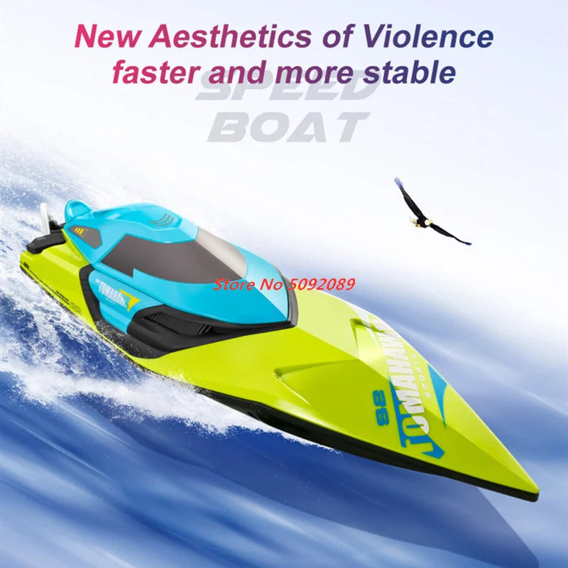 Remote Control, Capsize Reset. RC Racing Speedboat , Carry Bag