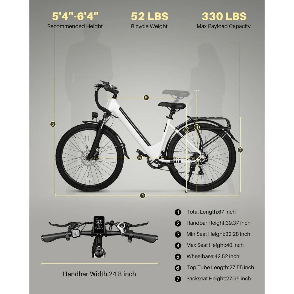Electric Bike 350W- 20MPH
