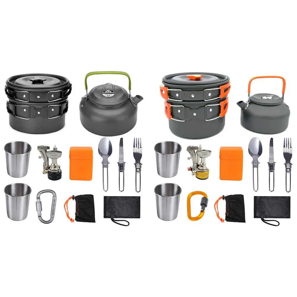 Camping  Aluminum Cookware  (Pots, Kettles, Utensils)