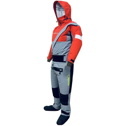 Mens Breathable Dry Suit for Cold Water Rafting and Fishing