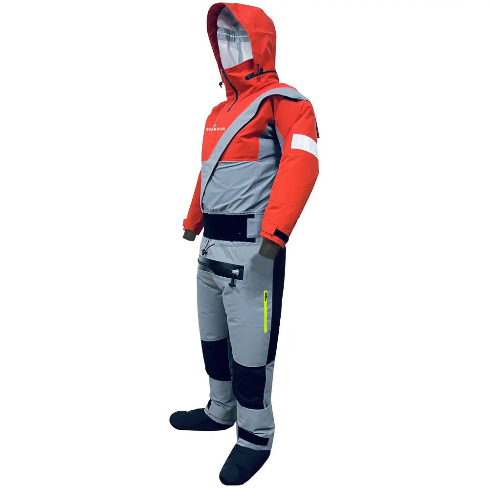 Mens Breathable Dry Suit for Cold Water Rafting and Fishing