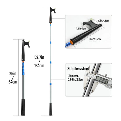 Telescoping Boat Hooks Adjustable Push Rod