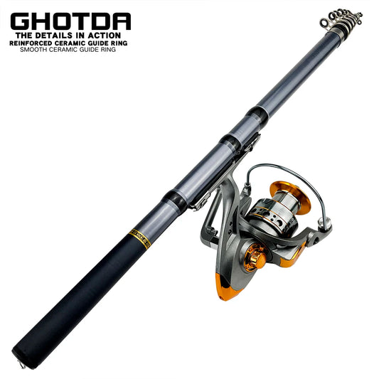 1.5-3m Telescopic Ultralight Fishing Rod-Reel