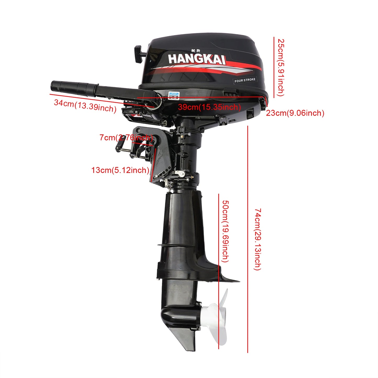 123cc 4 Stroke  Outboard Motor 6.5HP Fishing
